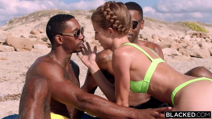 [BLACKED] - Blowjob Bonanza with Emelie Crystal - Jesus Reyes - Darrell Deeps - Emelie Crystal