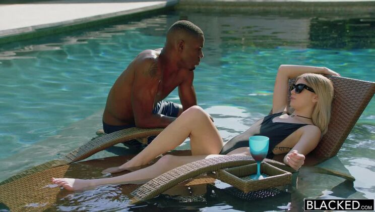 [BLACKED] - Interracial Blowjob with Hairy Brothers Friend - Jason Brown - Arya Fae