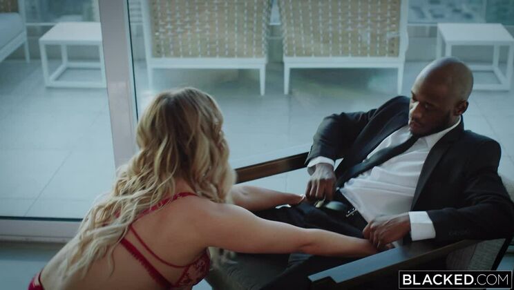 [BLACKED] - Blonde Kayley Gunner's Blowjob and Handjob Skills - Kayley Gunner - Anton Harden