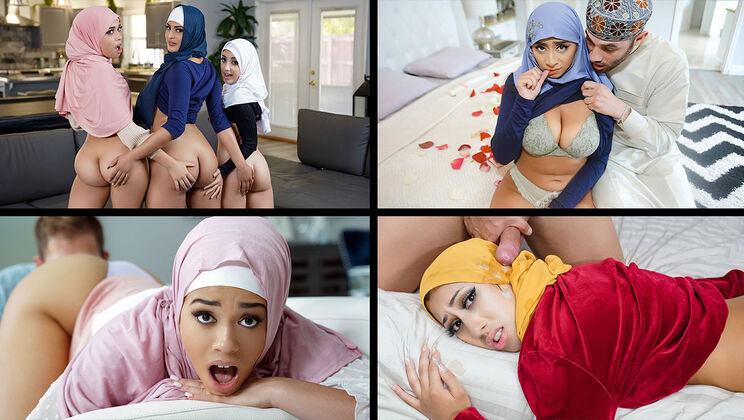 [TeamSkeetSelects] - Hijab Sex Hookups Galore - Aaliyah Hadid - Ella Knox - Penelope Woods - Willow Ryder