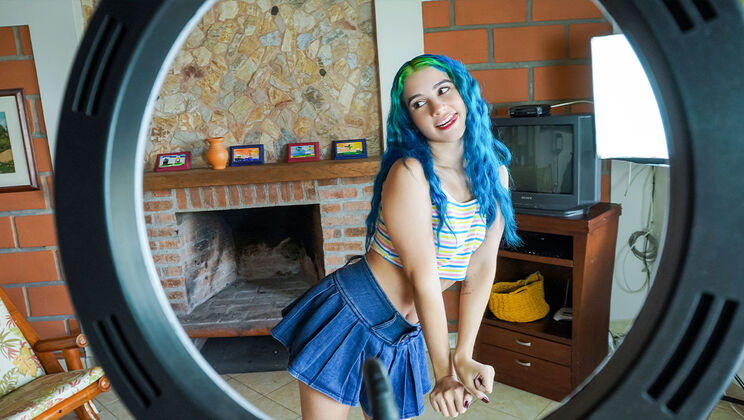 [IMadePorn] - Huge Cock for Young Amateur Girl - Min Galilea - Soldier Huge Cock