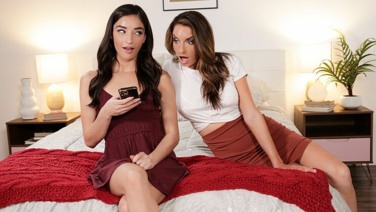 Emily Willis and Silvia Saige in Hot Lesbian Scene