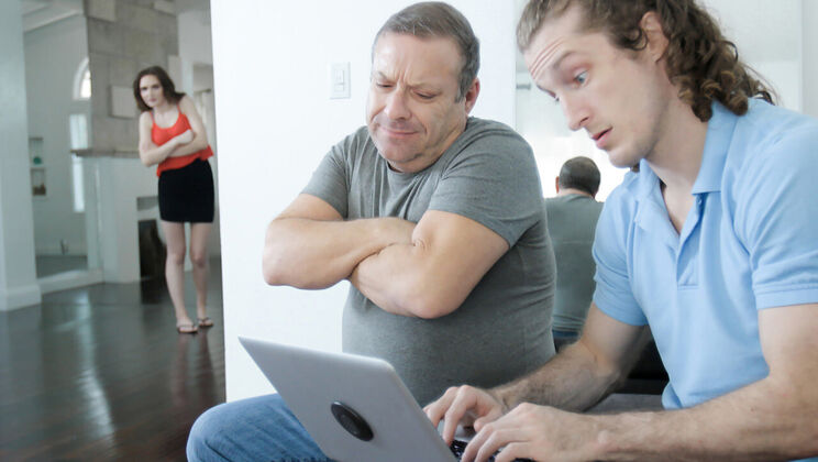 Stepmom And Stepson Sneaky Sex Session