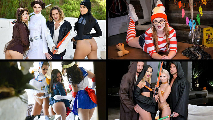 [TeamSkeetSelects] - Cosplay Unleashed: The Girls - Daisy Stone - Sami Parker - Brooklyn Gray - Avery Black