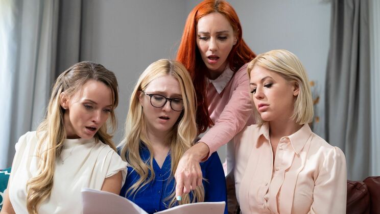 [Girlsway] - Lesbian Pussy Lickers Club - Pristine Edge - Kit Mercer - Audrey Madison - Jupiter Jetson