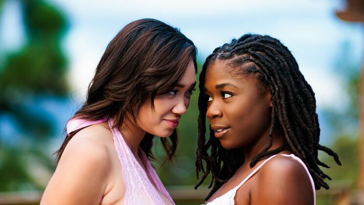 Natural Tits Lesbian Wedding Sex