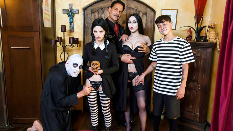 [MYLF] - The Addams Family Sex - Eric John - Dick Chibbles - Audrey Noir - Kate Bloom