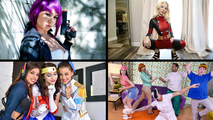 [TeamSkeetSelects] - Compilation of Cosplay featuring Karlee Grey, Keira Croft, Jessie Saint