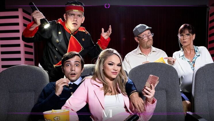 [ModernDaySins] - Public BJ Fantasy – Blonde Babe Swallows Cum Load - Ricky Spanish - Athena Faris