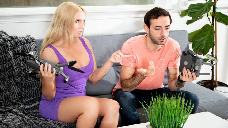 Hot Blonde Christie Stevens Seduces Neighbor