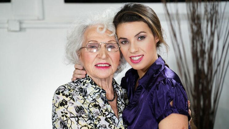 [OldYoungLesbianLove] - Hairy Pussy Rimming for Norma