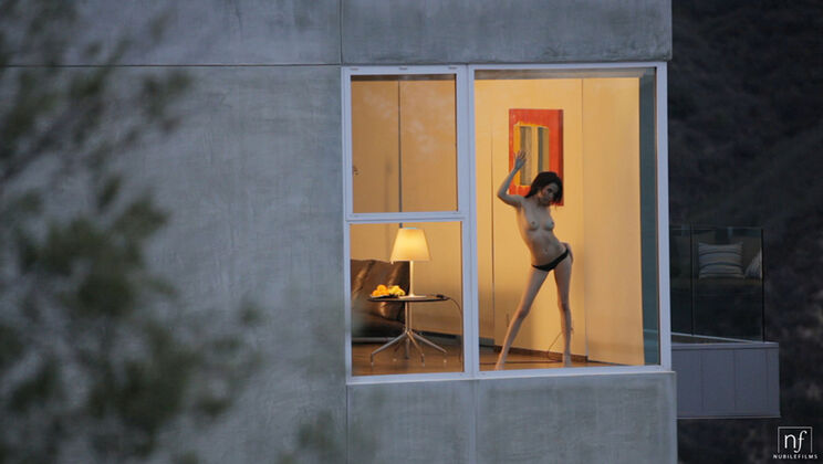 Aiden Ashley's Afterhours Masturbation Session