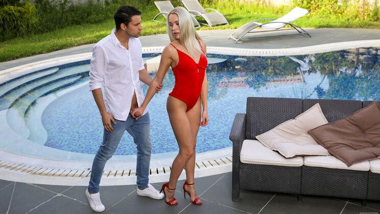 [NubileFilms] - Blonde Babe Gets Wild Outdoor Sex