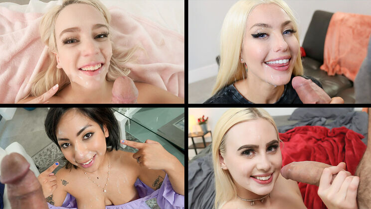 [TeamSkeetSelects] - Facial Cumshots Compilation with Hot Babes - Valentina Jewels - Alex Blake - Dani Blu - Ozzy Sparx