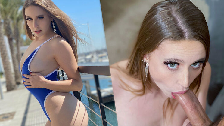 Laney Grey Sucks Cock for Free