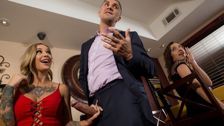 Spanking and Rough Sex with Tattooed Babe