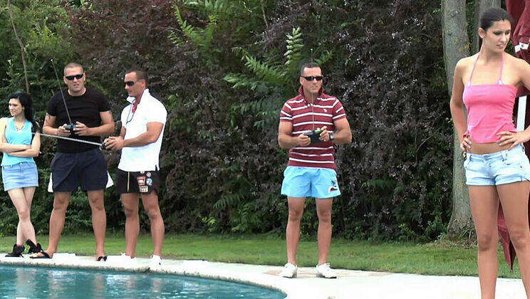 Hardcore Outdoor Gangbang