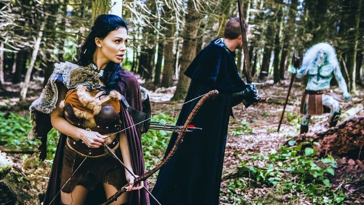 [Brazzers] - Facial Cumshot on Aletta Ocean's Face - Storm Of Kings XXX - Aletta Ocean - Marc Rose