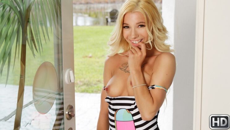 [CumFiesta] - Kenzie's Small Tits Get Played - Kenzie Reeves - Connor Kennedy