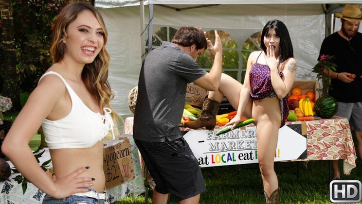 [WeLiveTogether] - Farmers Market Lesbian Fun - Rina Ellis - Quinn Wilde