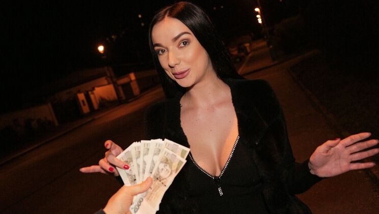 Black Lingerie and Cum on Pussy