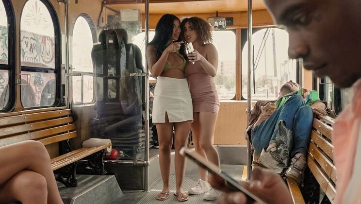[RKPrime] - Public Bus Threesome Fuck