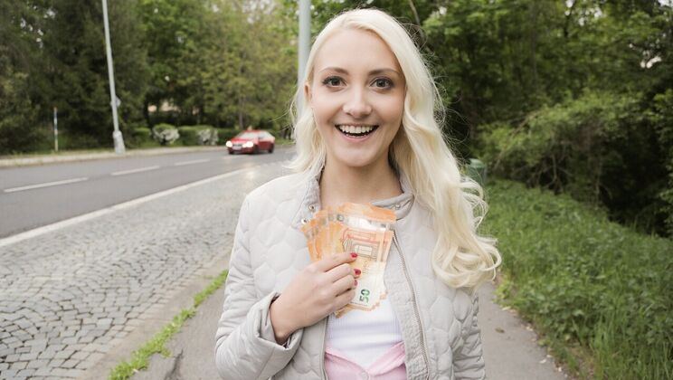 [PublicAgent] - Hungry Blonde Wants Big Cock