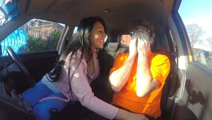 [FakeDrivingSchool] - Outdoor Creampie with Amateur Teen - Ryan Ryder