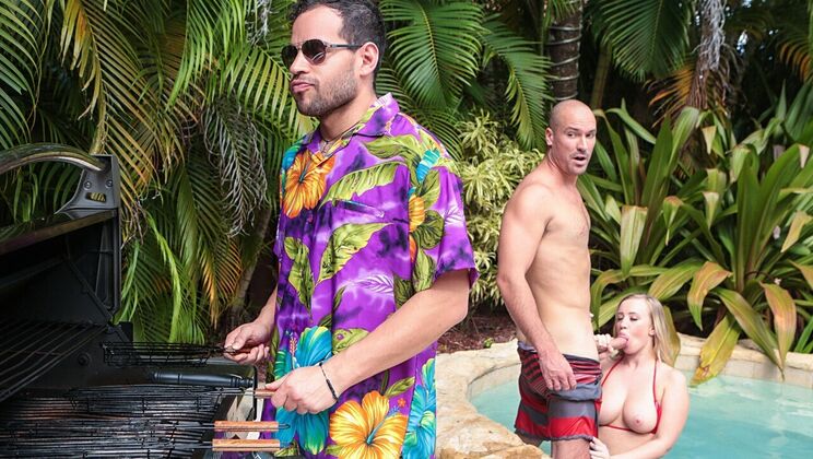 [SneakySex] - Dicking Deep In The Pool - Bailey Brooke - Sean Lawless