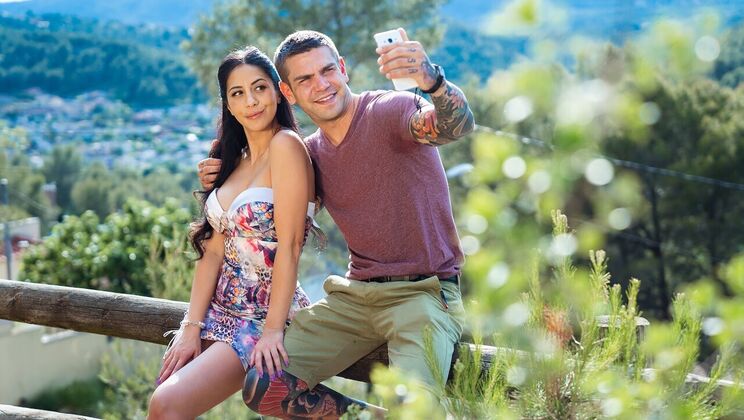 [DaneJones] - Tattooed Babe Gets Facial in the Great Outdoors