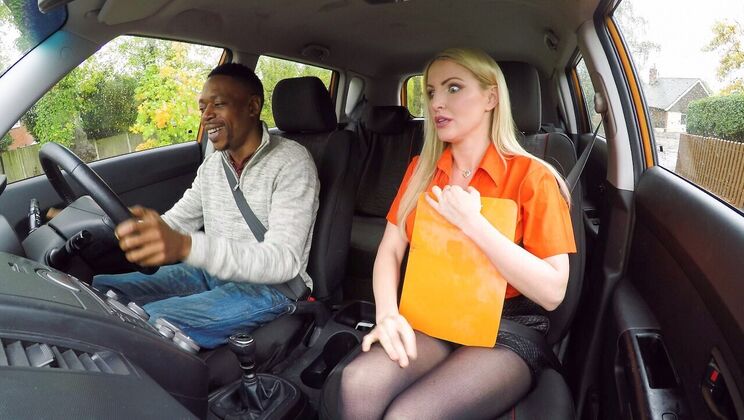 Long Black Dick Gives Facial to Horny Examiner