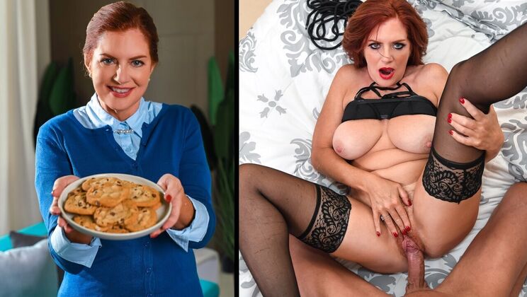 [LookAtHerNow] - Blowjob and Handjob from MILF Grandma