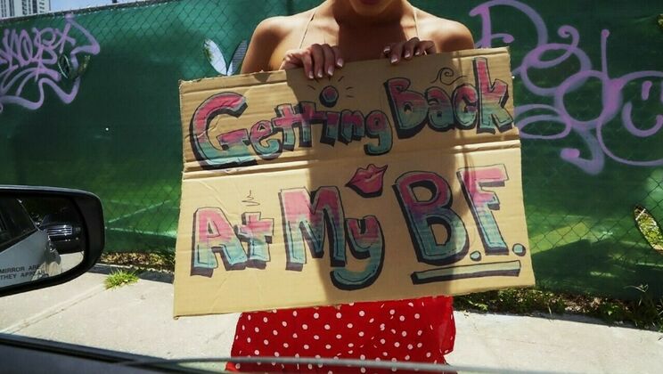 [StrandedTeens] - Hitchhiking and Getting a Handjob - Brick Danger - Emma Hix