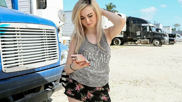 [StrandedTeens] - Teen Blonde Fucks Jesse For Ride - Lexi Lore - Jesse Black