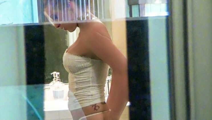 [PervsOnPatrol] - Tattooed Milf Athena Angel Gets Facial Outdoors - Jack Vegas - Athena Angel