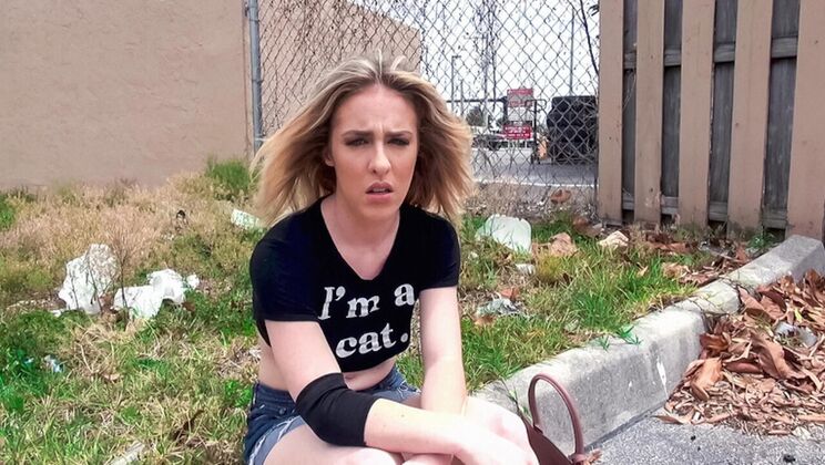 [StreetBlowJobs] - Getting Head in the Car - Tyler Steel - Bonnie Grey