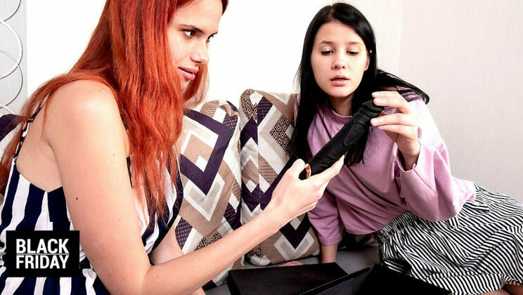 [ClubSweethearts] - Viola and Angel: Black Friday Lesbian Unboxing and Sex - Angel Rai - Viola Weber