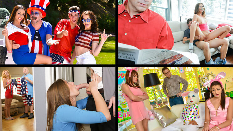 [TeamSkeetSelects] - Top Familystrokes Hits Vol 2 Featuring Vanessa Cage & More - Vanessa Cage - Izzy Bell - Ella Knox - Aaliyah Love