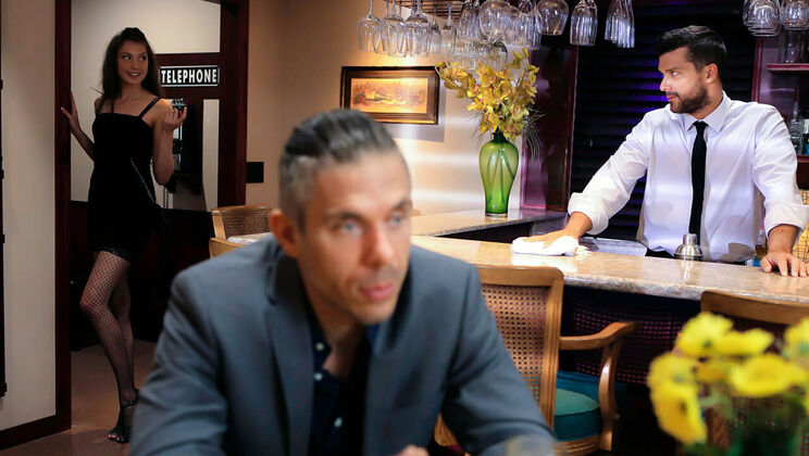 Elena Koshka Seduces the Waiter