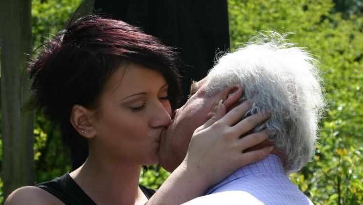 Doggystyle Sex in the Park with Kissing