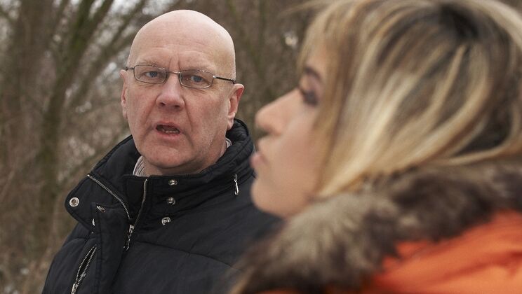 [Oldje] - Blonde Aleska's Pussy Licking Snowy Fun - Hugo - Aleska Diamond