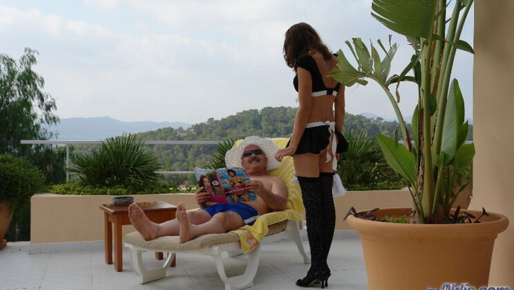 [Oldje] - Yenna's Hairy Pussy Gets Licked by Gustavo - Yenna - Gustavo