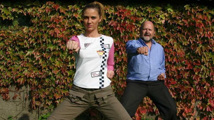 [Oldje] - Taekwondo Time with Natural Tits and Pussy Licking - Eugene - Rodica