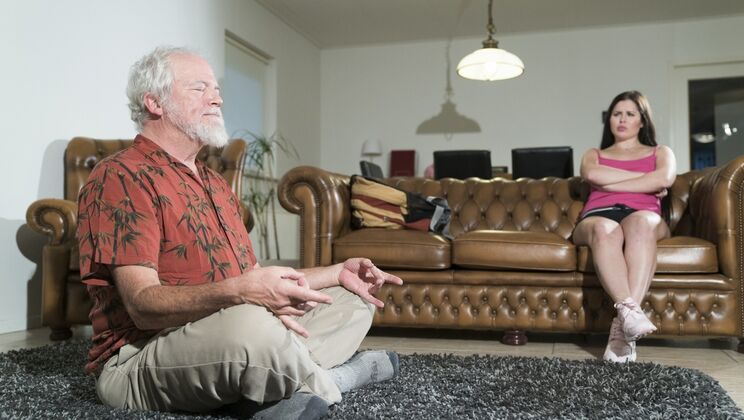 [Oldje] - Teen's First Time with Old Yogin