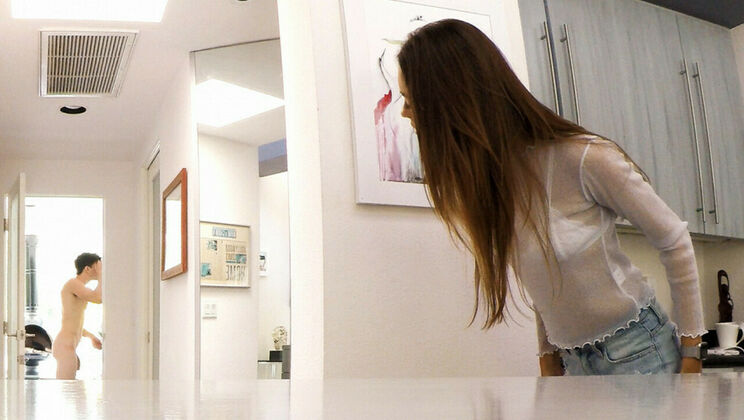 Stepbro and Stepsis Share a Steamy Moment