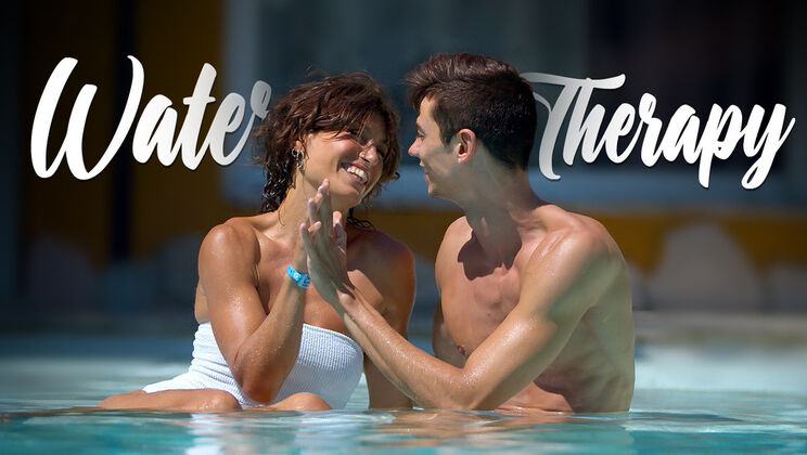 [JoyBear] - Tommy Cabrio and Julia Roca Enjoy Outdoor Water Therapy - Julia Roca - Tommy Cabrio