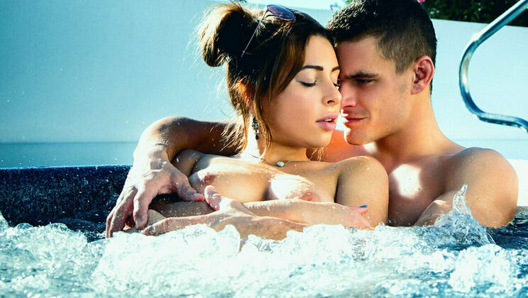 [SexArt] - Ally Breelsen's Natural Tits and Tan Lines on Display