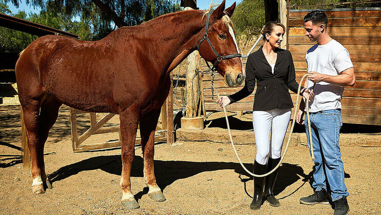 [MyFriend'sHotMom] - Outdoor Sex with Hot Mom Brett Rossi and Seth Gamble