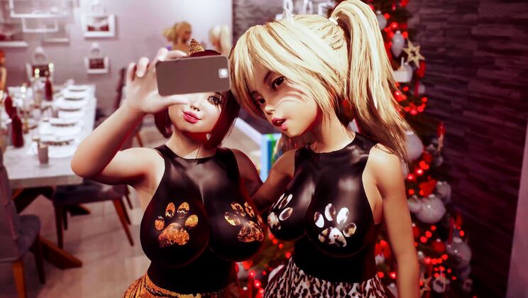 [Futanarica] - Christmas Cumshot Chaos