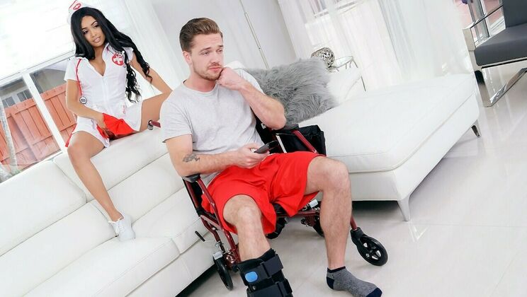 [IKnowThatGirl] - Naughty Medical Nurse Blowjob - Aaliyah Hadid - Kyle Mason